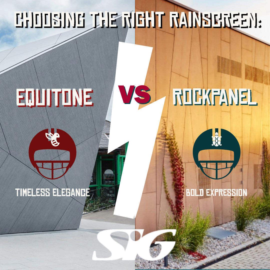 Equitone vs Rockpanel: Choosing the Right Rainscreen Cladding with SIG Facades