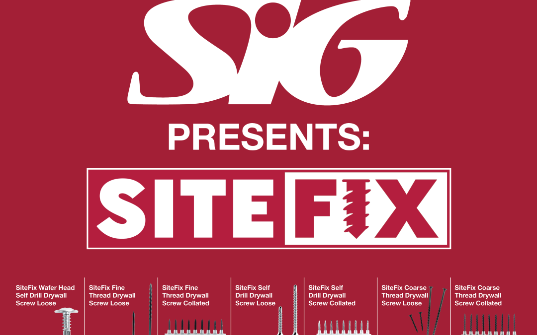 SIG Introduces New SiteFix Drywall Screw Range